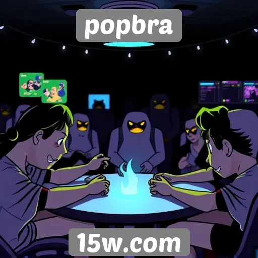 Como o Popbra promove a interatividade entre jogadores